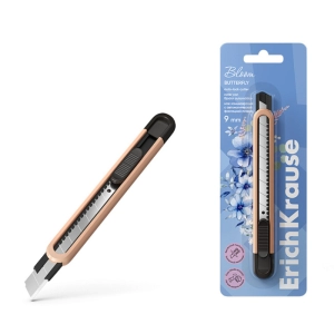 Դանակ գրասենյակային ErichKrause Butterfly 9մմ 61949 ||Канцелярский нож ErichKrause Butterfly 9мм 61949 ||Stationery knife ErichKrause Butterfly 9mm 61949