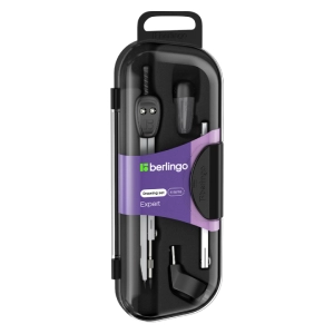 Կարկին Berlingo Expert 4 կտոր 00404 ||Готовальня Berlingo Expert 4 предметов 00404 ||Compass Berlingo Expert 4 items 00404