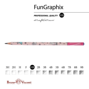 Մատիտ գրաֆիտե B&V Fun HB 21-0073/08 ||Карандаш графитовый B&V Fun HB 21-0073/08 ||Graphite pencil B&V Fun HB 21-0073/08