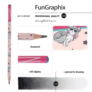 Մատիտ գրաֆիտե B&V Fun HB 21-0073/08 ||Карандаш графитовый B&V Fun HB 21-0073/08 ||Graphite pencil B&V Fun HB 21-0073/08