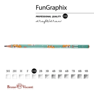 Մատիտ գրաֆիտե B&V FunGraphix HB 21-0073/04 ||Карандаш графитовый B&V FunGraphix HB 21-0073/04 ||Graphite pencil B&V FunGraphix HB 21-0073/04