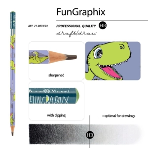 Մատիտ գրաֆիտե B&V FunGraphix HB 21-0073/03 ||Карандаш графитовый B&V FunGraphix HB 21-0073/03 ||Graphite pencil B&V FunGraphix HB 21-0073/03