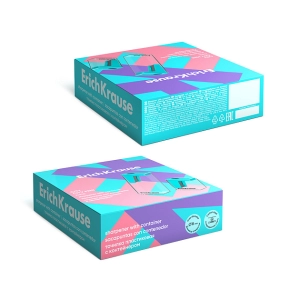 Սրիչ ErichKrause City Pastel 61275 ||Точилка ErichKrause City Pastel 61275 ||Sharpener ErichKrause City Pastel 61275 
