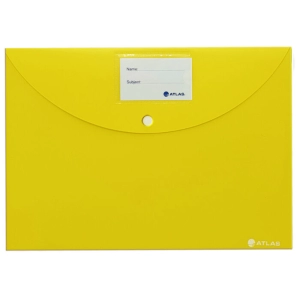 Թղթապանակ կոճակով Atlas B4 280 մկն ||Папка на кнопке Atlas B4 280 мкн ||Folder with button Atlas B4 280 microns