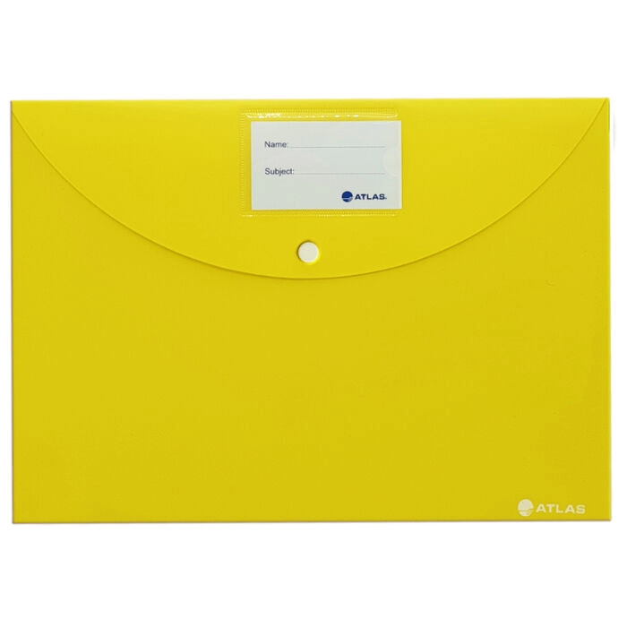 Թղթապանակ կոճակով Atlas B4 280 մկն ||Папка на кнопке Atlas B4 280 мкн ||Folder with button Atlas B4 280 microns