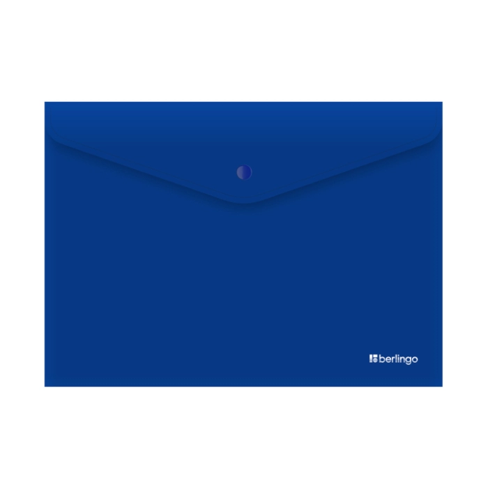 Թղթապանակ կոճակով Berlingo կապույտ A4 352680 ||Папка-конверт на кнопке Berlingo синий A4 352680 ||Envelope folder on the button Berlingo blue A4 352680