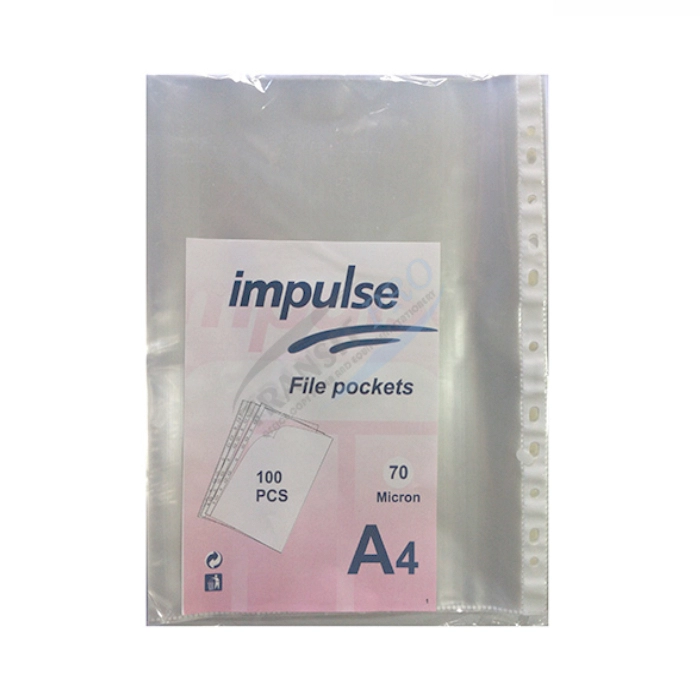 Ֆայլ Impulse A4 70 միկրո 100 հատ||Файл Impulse A4 70 мкм 100 штук в упаковке ||Impulse A4 file 70 µm 100 pieces per pack