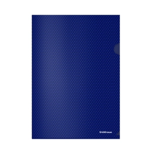 Անկյունակ ErichKrause Diamond Total Blue A4 55131 ||Папка-уголок пластиковая ErichKrause Diamond Total Blue A4 55131 ||Folder corner ErichKrause Diamond Total Blue A4 55131 