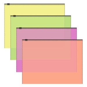 Թղթապանակ զիպով ErichKrause® Fizzy Neon A4 47070 ||Zip-пакет пластиковый ErichKrause Fizzy Neon A4 47070