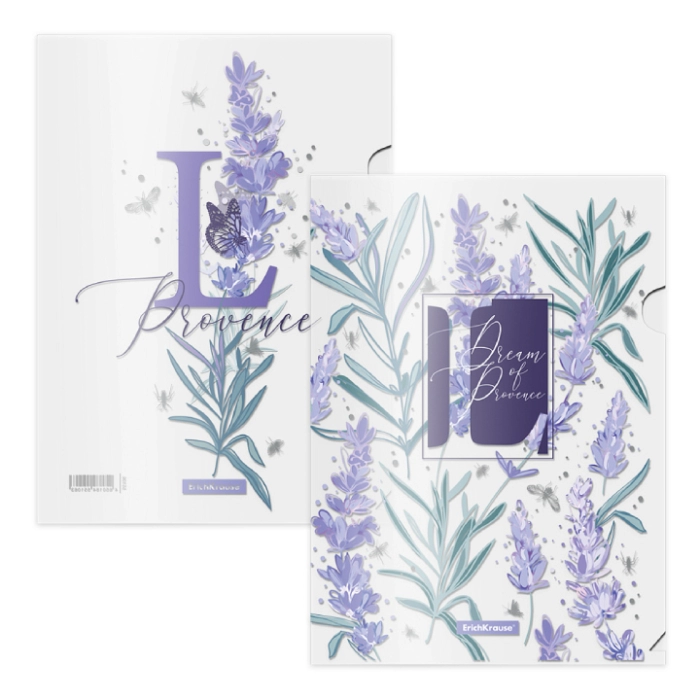 Անկյունակ ErichKrause Lavender A4 55106 ||Папка-уголок пластиковая ErichKrause Lavender A4 55106 ||Folder corner ErichKrause Lavender A4 55106