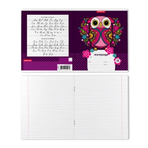 Տետր ErichKrause Flower Owl 18 թերթ ||Тетрадь ErichKrause Flower Owl 18 листов ||Notebook ErichKrause Flower Owl 18 sheets 