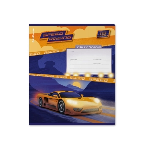 Տետր տողանի ErichKrause Sport Car 18 թերթ 60567 ||Тетрадь в строку ErichKrause Sport Car 18 листов 60567 ||Notebook lines ErichKrause Sport Car 18 sheets 60567