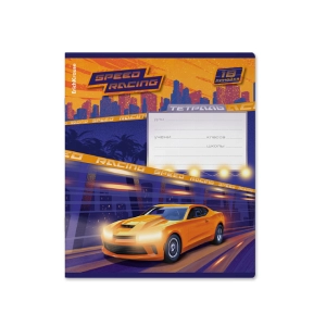 Տետր տողանի ErichKrause Sport Car 18 թերթ 60567 ||Тетрадь в строку ErichKrause Sport Car 18 листов 60567 ||Notebook lines ErichKrause Sport Car 18 sheets 60567