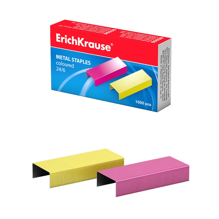Կարիչի ասեղ ErichKrause №24/6 7145 ||Скобы для степлера ErichKrause №24/6 7145 ||Staples ErichKrause №24/6 7145 