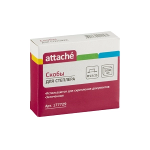 Կարիչի ասեղ Attache №23/23 177729 ||Скобы для степлера Attache №23/23 177729 ||Staples Attache №23/23 177729