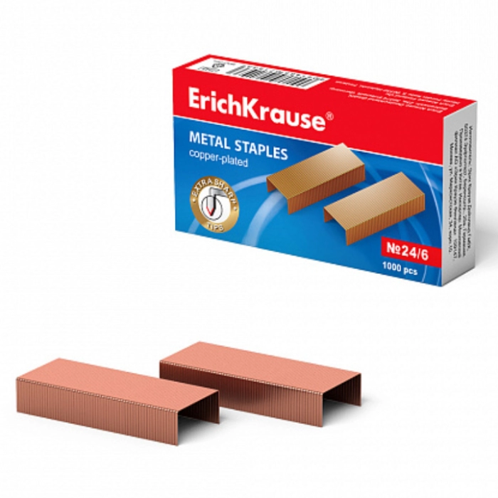Կարիչի ասեղ ErichKrause №24/6 7143 ||Скобы для степлера ErichKrause №24/6 7143 ||Staples ErichKrause №24/6 7143