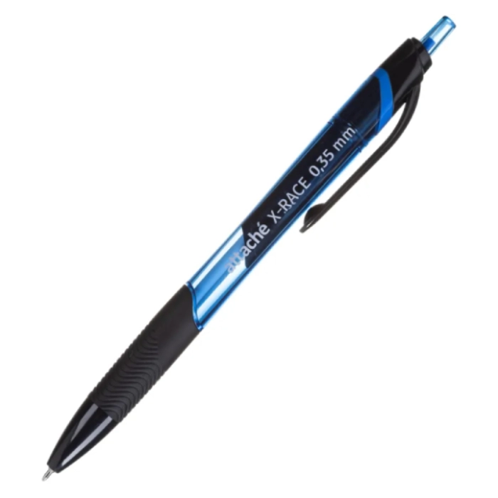 Գրիչ գնդիկավոր Attache X-Race կապույտ 0.35մմ 1839408 ||Ручка шариковая Attache X-Race синий 0.35мм 1839408 ||Ballpoint pen Attache X-Race blue 0.35mm 1839408