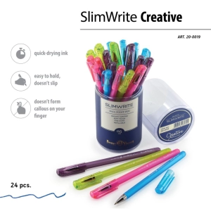 Գրիչ գնդիկավոր B&V SlimWrite կապույտ 0,5մմ 20-0019 ||Ручка шариковая B&V SlimWrite синяя 0,5мм 20-0019 ||Ballpoint pen B&V SlimWrite blue 0,5mm 20-0019