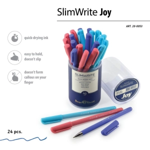 Գրիչ գնդիկավոր B&V SlimWrite կապույտ 0,5մմ 20-0053 ||Ручка шариковая B&V SlimWrite синяя 0,5мм 20-0053 ||Ballpoint pen B&V SlimWrite blue 0,5mm 20-0053