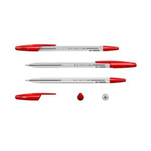 Գրիչ կարմիր գնիդիկավոր ErichKrause R-301 Stick Classic 43186 ||Ручка шариковая ErichKrause R-301 Stick Classic 1.0 цвет чернил красный 43186