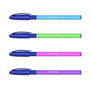 Գրիչ կապույտ գնդիկավոր ErichKrause U-109 Stick&Grip Neon 1.0 47612 ||Ручка шариковая ErichKrause U-109 Stick&Grip Neon 1.0, Ultra Glide Technology, цвет чернил синий 47612