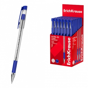 Գրիչ գնդիկավոր ErichKrause Ultra-30 կապույտ 0,7 մմ || Ручка шариковая ErichKrause Ультра-30 0,7, синий || ErichKrause Ultra-30 0.7mm ballpoint pen, blue