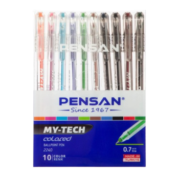 Գրիչ գնդիկավոր Pensan My-Tech 0,5մմ 10գույն 1886242 