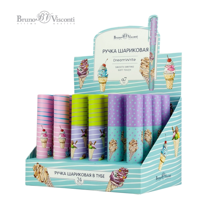 Գրիչ B&V Dream Write 0.7 մմ կապույտ 20-0264/12 ||Ручка в коробке BrunoVisconti 0.7 мм синий Dream Write 20-0264/12