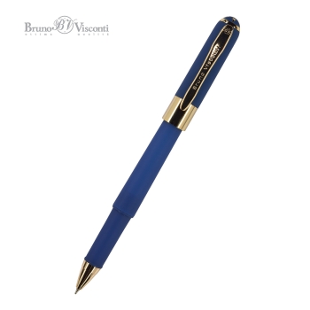 Ручка шариковая BrunoVisconti® 0,5 мм, синяя Monaco (темно-синий корпус) 20-0125/07