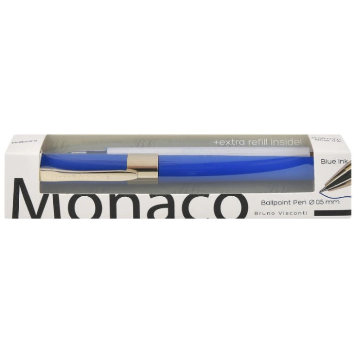 Գրիչ գնդիկավոր տուփով B&V Monaco կապույտ 0,5 մմ 20-0125/08-02 ||Шариковая ручка в коробке B&V Monaco синяя 0.5мм 20-0125/08-02 ||Ballpoint pen in a box B&V Monaco blue 0.5mm 20-0125/08-02