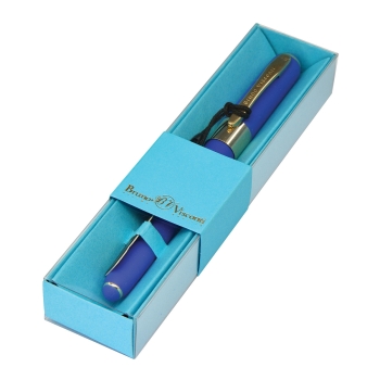 Ручка шариковая BrunoVisconti® "MONACO" цвет корпуса синий 0.5 мм, синий, в картонном голубом футляре 20-0125/087