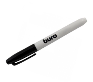 Մարկեր պերմանենտ Buro սև 2,5մմ 1487302 ||Маркер перманент Buro черный 2,5մմ 1487302 ||Permanent marker Buro black 2,5մմ 1487302