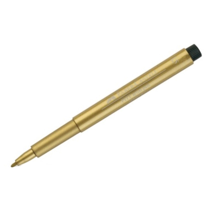 Լայներ Faber-Castell Gold 1,5 մմ 167350 ||Капиллярная ручка PITT Artist Pen Metellic, цвет золотой