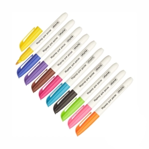 Մարկերների հավաքածու Attache Whiteboard 1-3 մմ 10 գույն ||Набор маркеров для белых досок Attache 1-3 мм наб 10 цветов