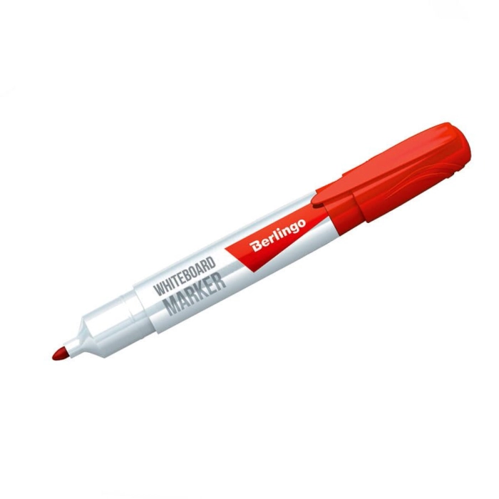 Մարկեր Berlingo Uniline WB200 Whiteboard Red 2 մմ 62122 ||Маркер для белых досок Berlingo Uniline WB200 красный, пулевидный, 2 мм