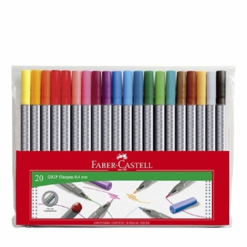 Լայներների հավաքածու Faber-Castell 0,4 մմ 20 գույն 