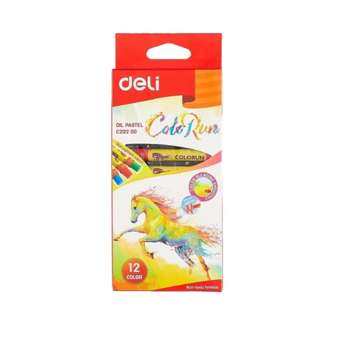 Յուղամատիտ Deli 12 գույն ||Пастель Deli 12 цвета