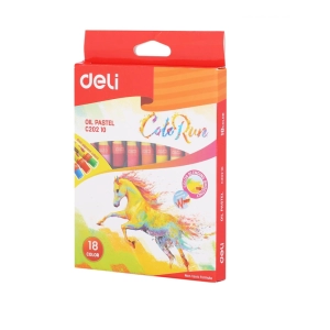 Յուղամատիտ Deli 18 գույն ||Пастель Deli 18 цвета