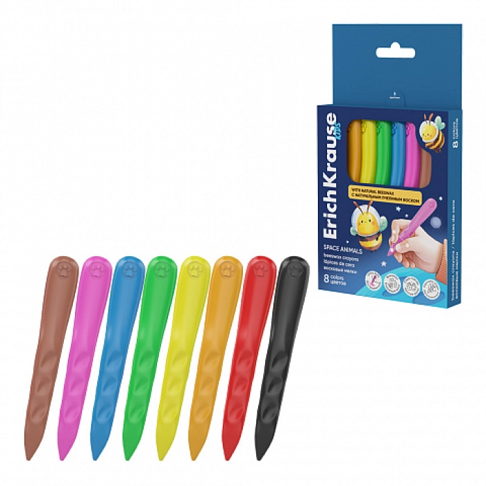Յուղամատիտ ErichKrause  Space Animals 8 գ 65456 || Пастель Erickrause Space Animals 8 г 65456 || Pastel Erickrause Space Animals 8 g 65456