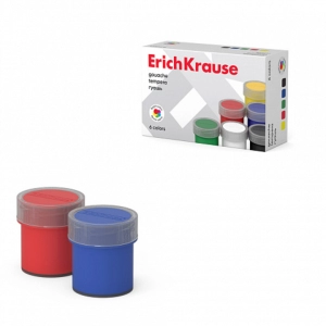 Գուաշ ErichKrause 6 գույն 17մլ 50543 ||Гуашь ErichKrause 6 цветов 17мл 50543 ||Gouache ErichKrause 6 colors 17ml 50543
