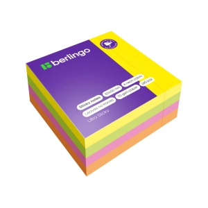 Թուղթ նշումի ինքնակպչուն Berlingo Ultra Sticky 4 գույն 50х50մմ 40102 ||Самоклеящаяся бумажная заметка Berlingo Ultra Sticky 4 цвета 50х50мм 40102 ||Sticky notes Berlingo Ultra Sticky 4 colors 50х50mm 40102  