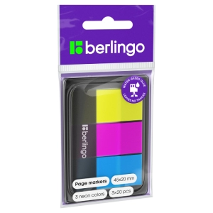 Էջանիշ Berlingo 3 գույն 60 թերթ 155292 ||Клейкие закладки Berlingo 3 цветов 60 листов 155292 ||Sticky bookmark Berlingo 3 colors 60 sheets 155292
