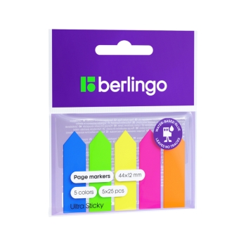 Էջանիշ Berlingo Ultra Sticky 5 գույն 125 թերթ 41101 