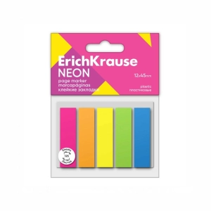 Էջանիշ ErichKrause 5 գույն 125 թերթ 1,2x4,5 սմ 61558 ||Клейкие закладки ErichKrause 5 цветов 125 листов 1,2x4,5 см 61558 ||Bookmark ErichKrause 5 color 125 sheets 1,2x4,5 sm 61558