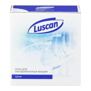 Աղ սպասք լվացող մեքենայի Luscan 1,5 կգ 1576032 ||Соль для посудомоечной машины Luscan 1.5 кг 1576032 ||Salt for the dishwasher Luscan 1.5 kg 1576032 