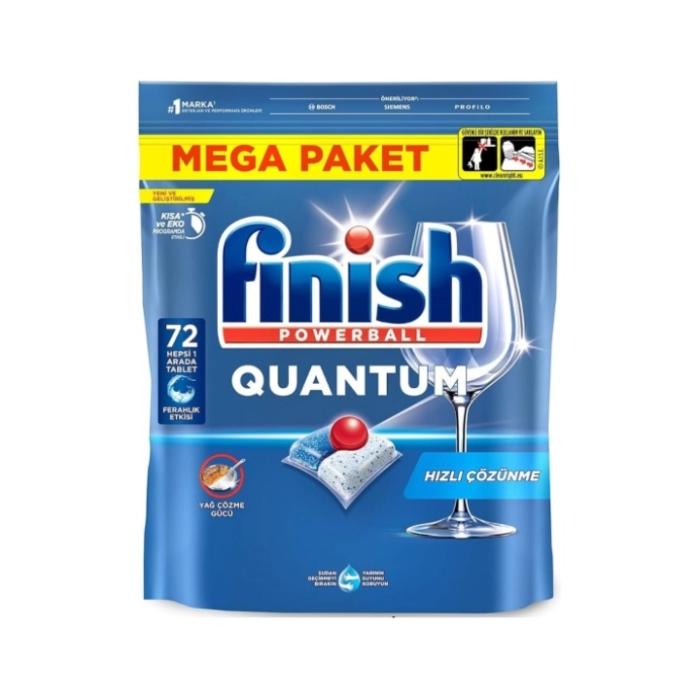 Հաբ սպասքի Finish Quantum 72 հատ ||Таблетки для посудомоечных машин Finish Quantum 72 шт. ||Tablets for dishwashers Finish Quantum 72 pcs.